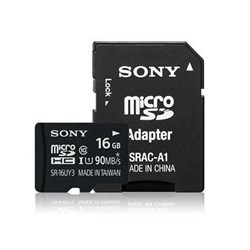 کارت حافظه  سونی SR-16UYA3 Class 10 90MBps 16GB microSDHC With Adapter149251thumbnail